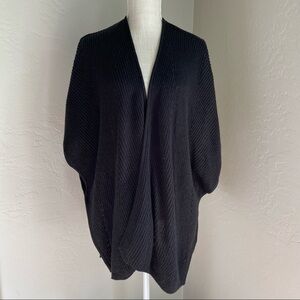 Loft Black Open Front Oversize Cardigan Sweater Size:‎ XS/S
